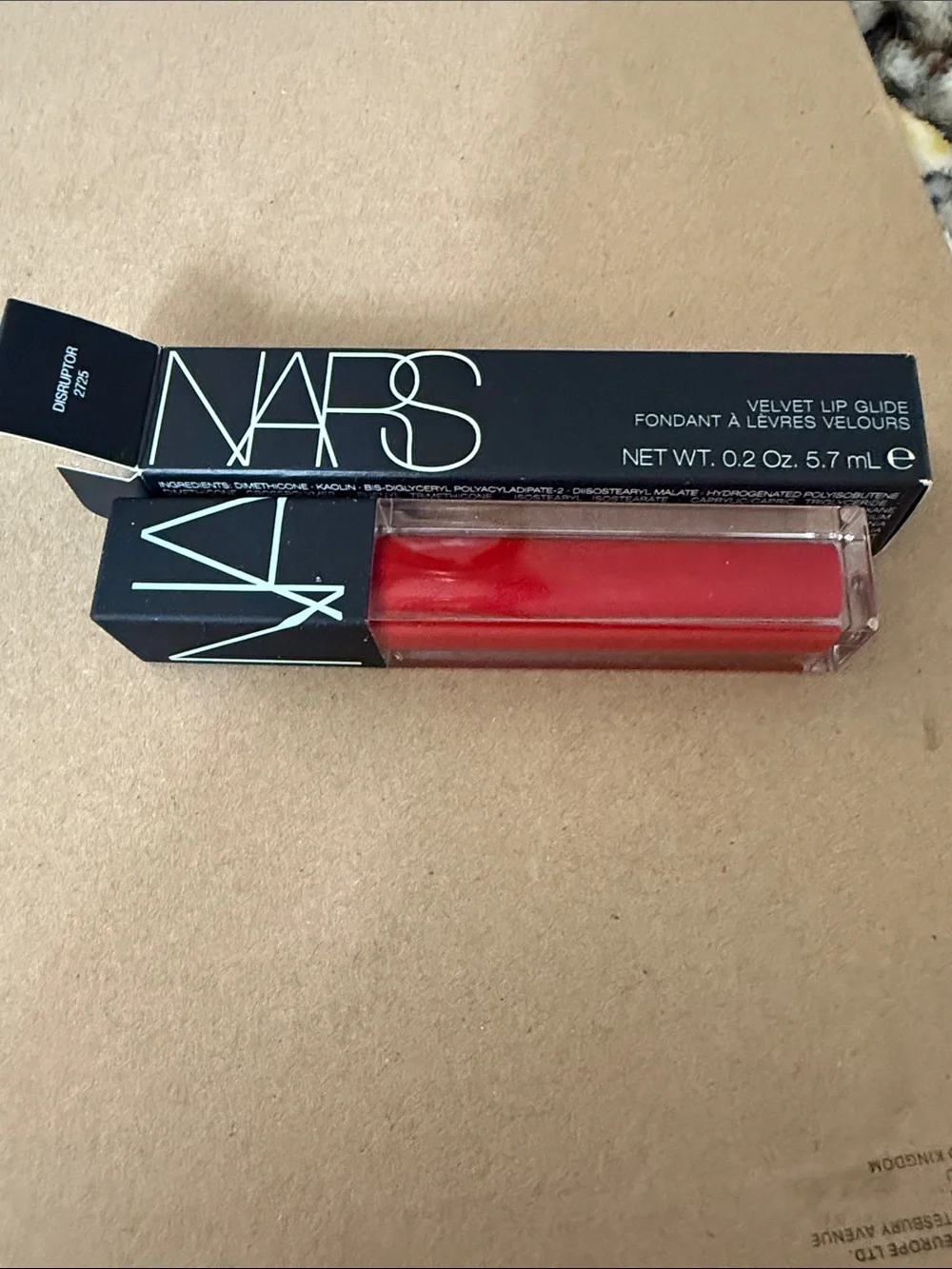 NARS Disruptor Velvet Lip Glide — Bold Red